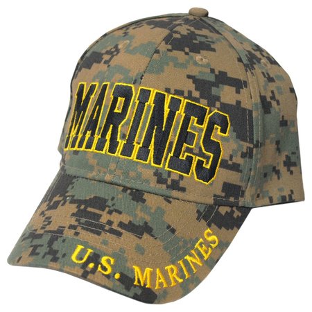 U.S. MILITARY MERCHANDISE CAP USMC MARINES CAMO CP00312